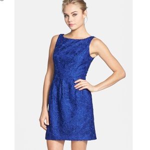 NWOT Aidan Mattox Lace Sheath Dress, size 2.